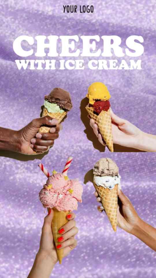 Cheers to Ice Cream Menu