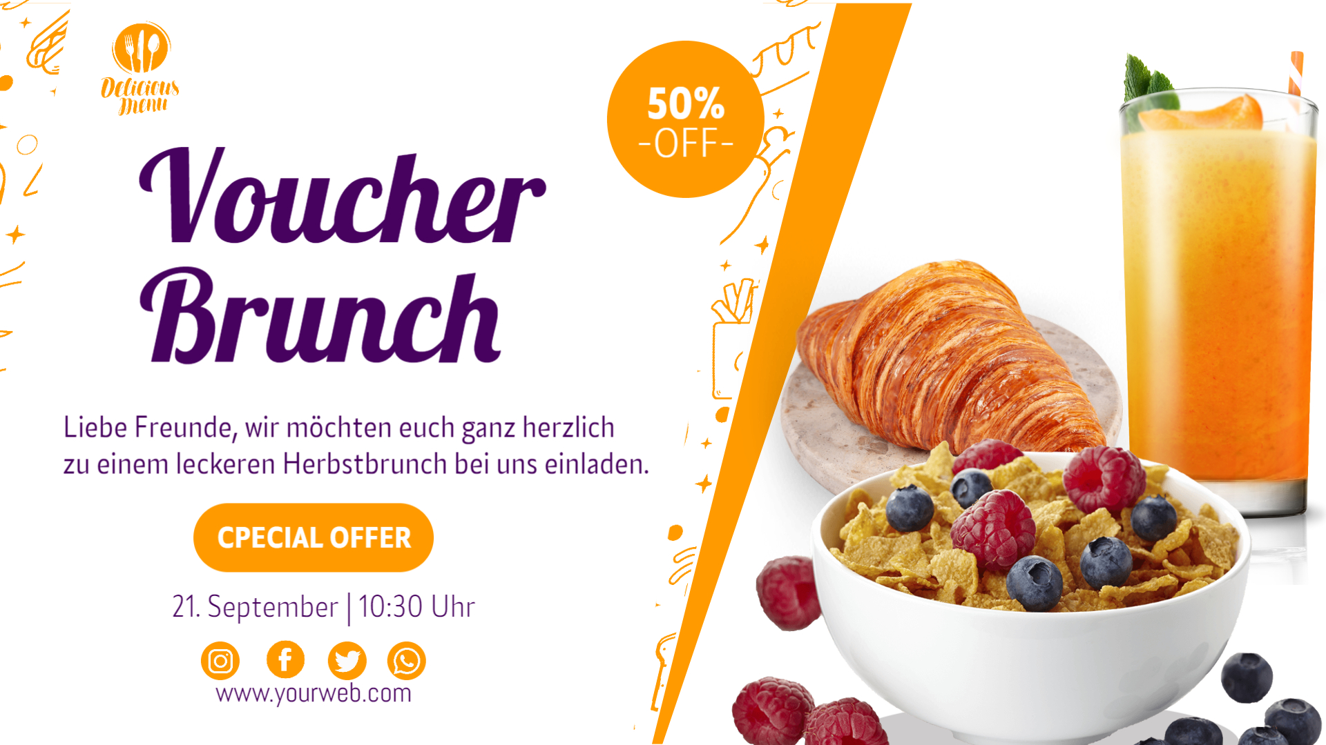 Exclusive Brunch Voucher & Special Discount Offer