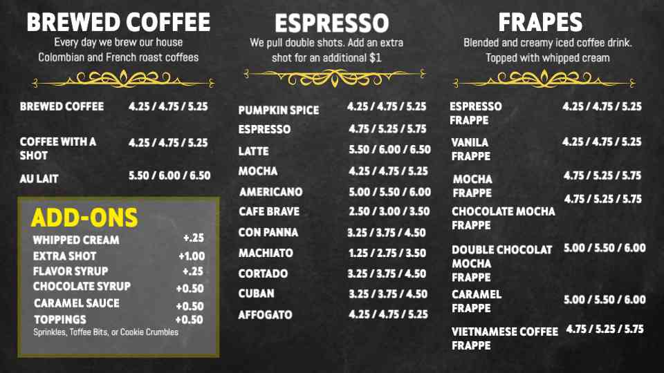Bold Brew & Espresso Showcase
