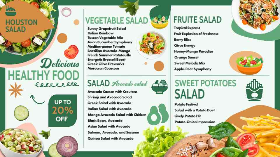 Healthy Bites & Salad Creations