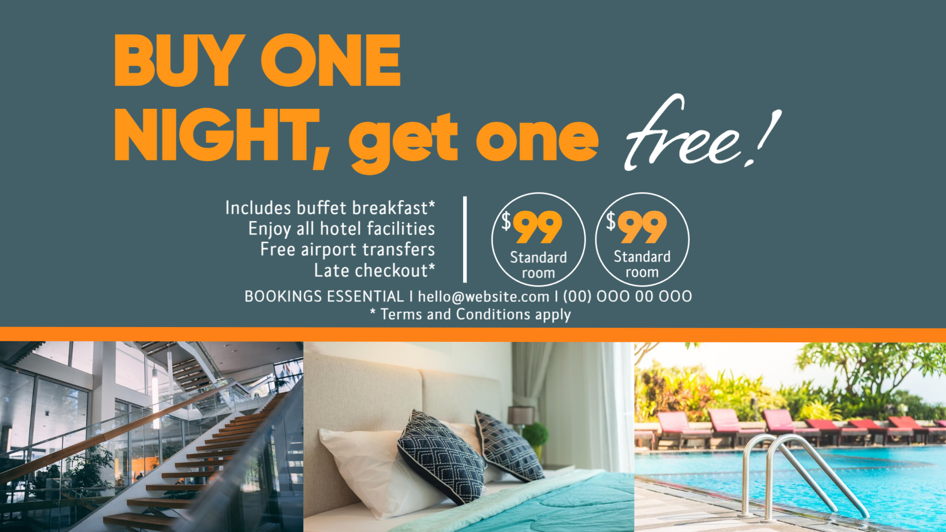 All-Inclusive Hotel Digital Template – Promote Amenities