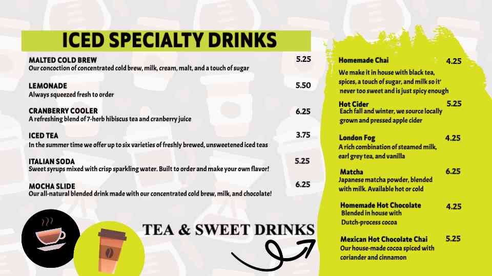 Seasonal Flavors & Refreshing Brews