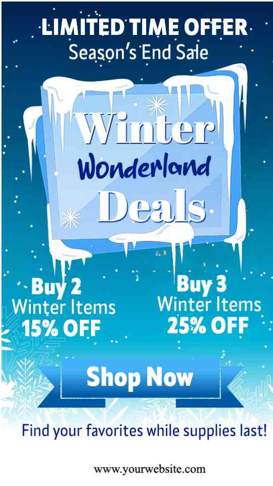 Snowy Savings Showcase