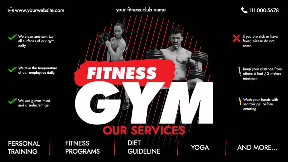 Gym Services Promotion Banner