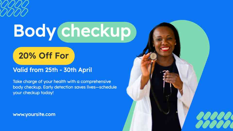 Body Check-Up Promotion Flyer Template