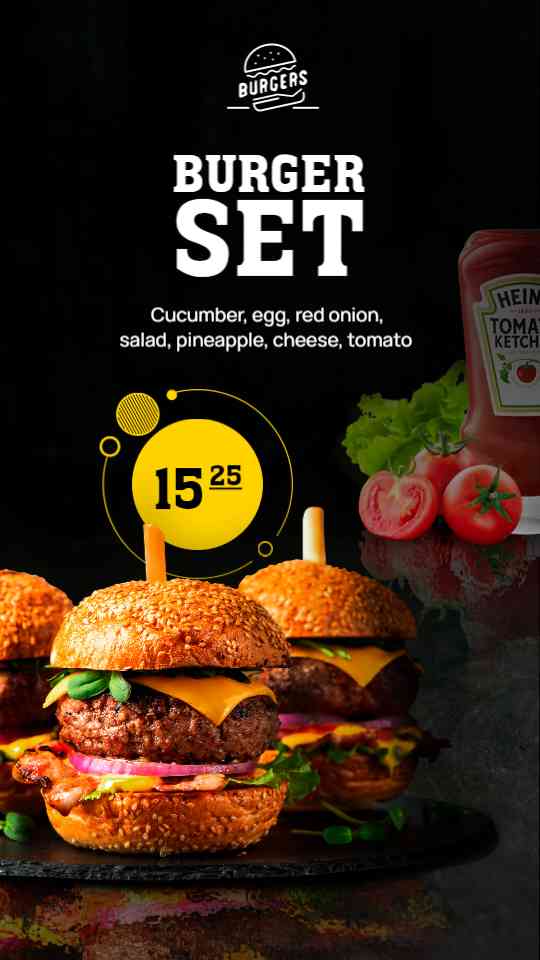 Ultimate Burger Combo Display
