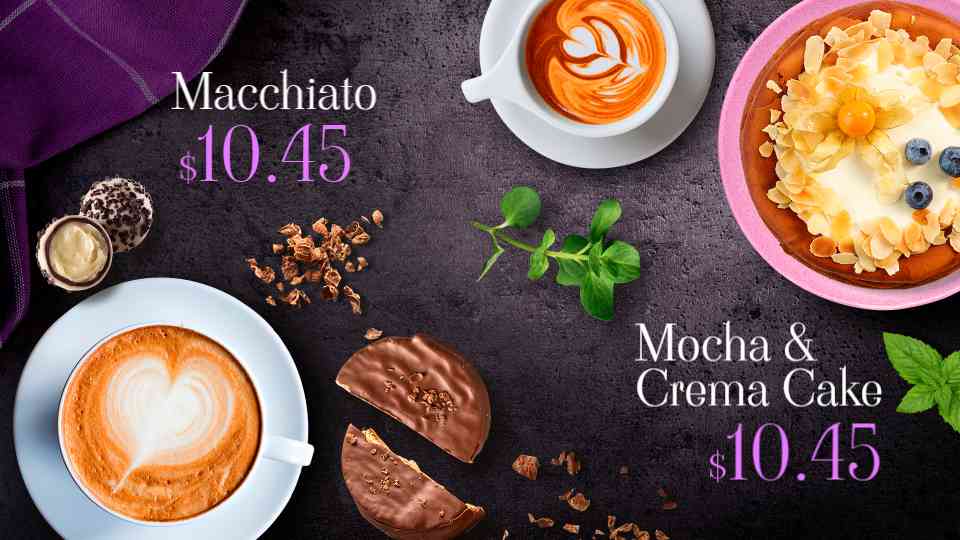Elegant Coffee & Cake Pairing Menu