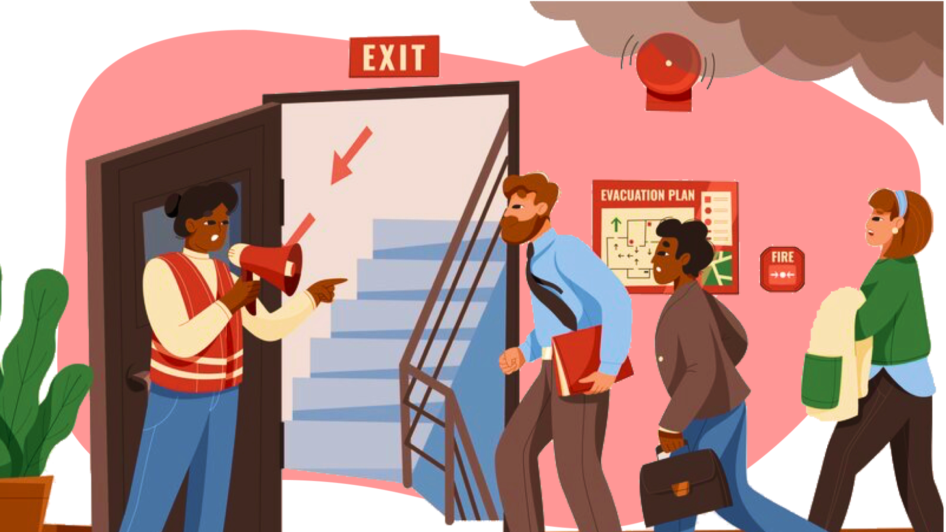 Emergency Evacuation Route Display