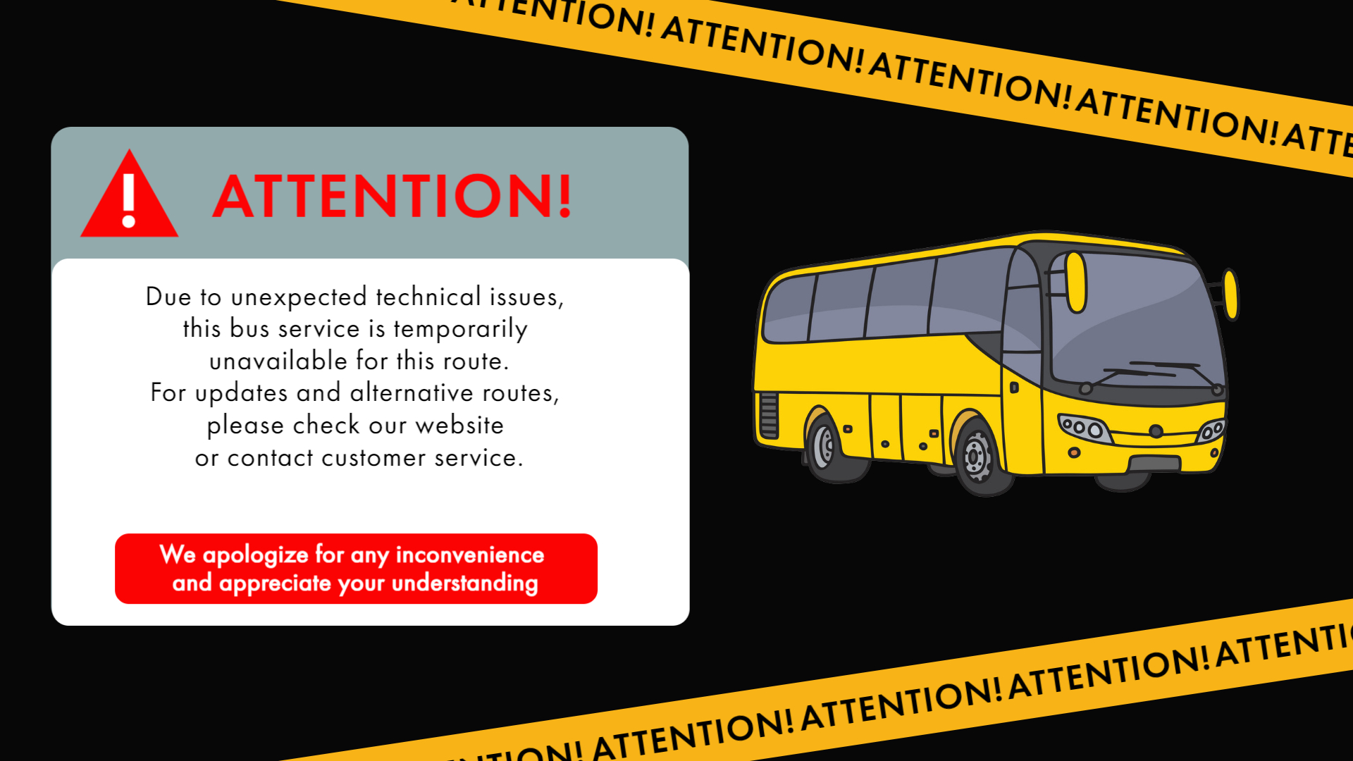 Transit Disruptions & Service Alert Display