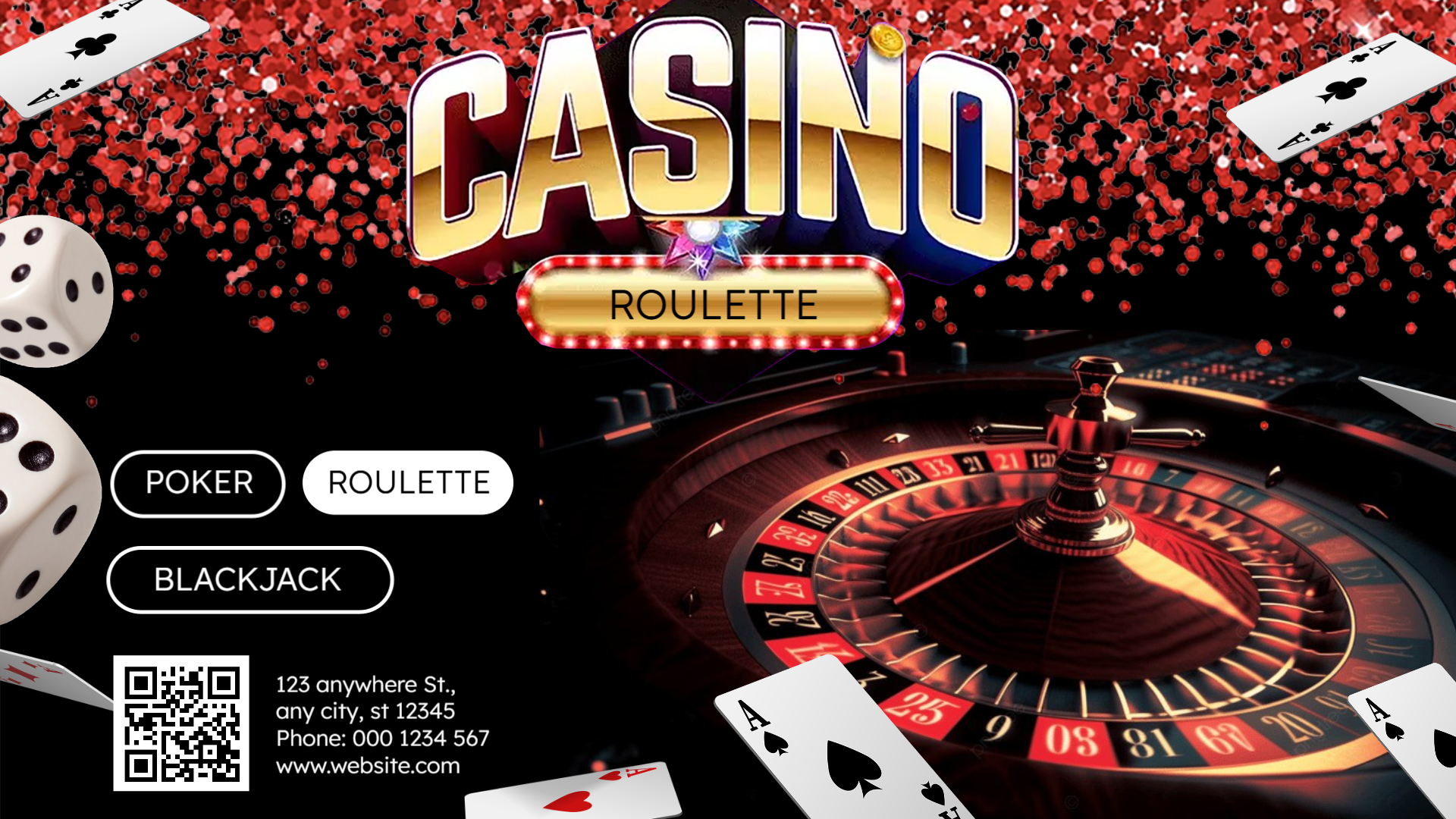 Online Casino Promo Template – Big Win Slots & Card Games