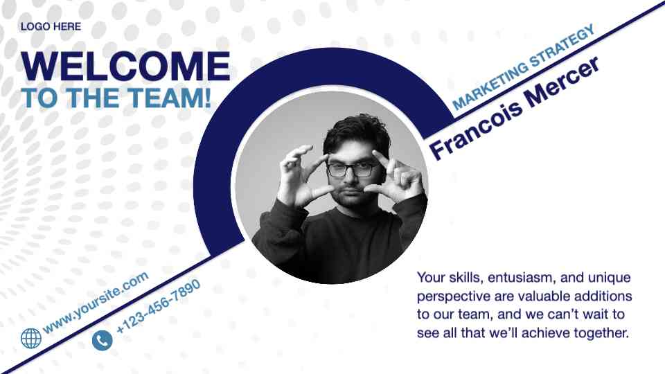 New Hire Introduction and Meeting Template