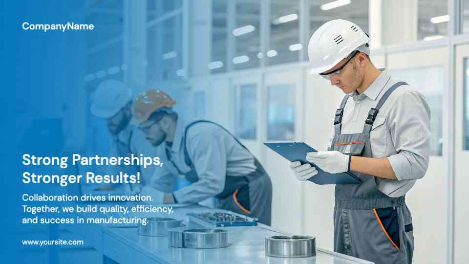 Innovation & Teamwork in Manufacturing Display