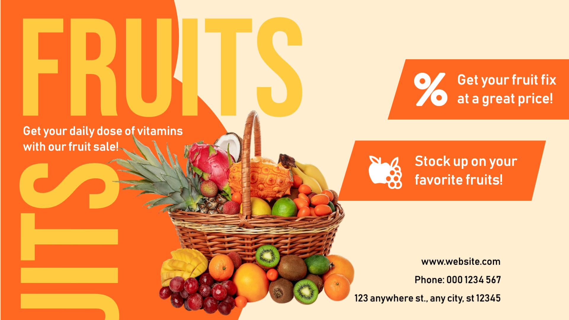 Fresh Market Digital Signage
