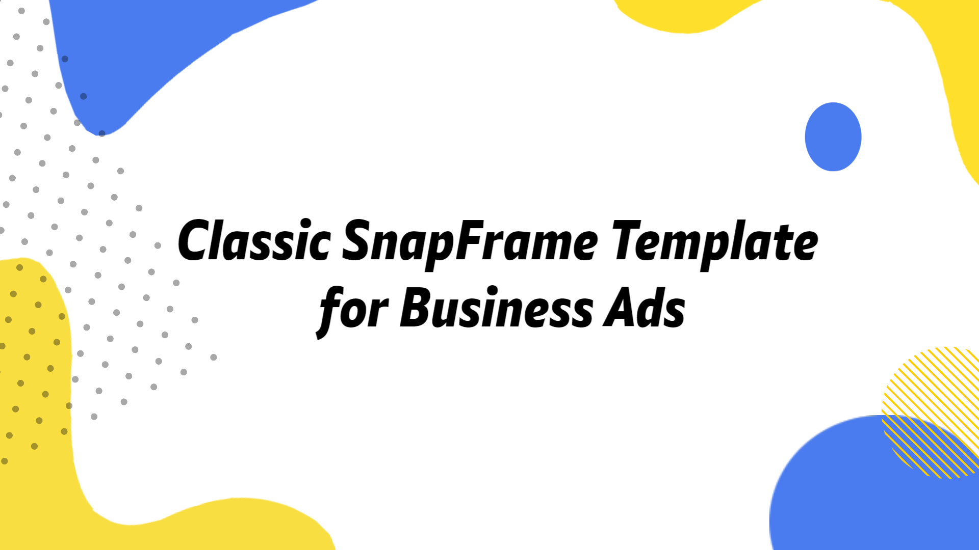Vibrant SnapFrame Business Ad Display