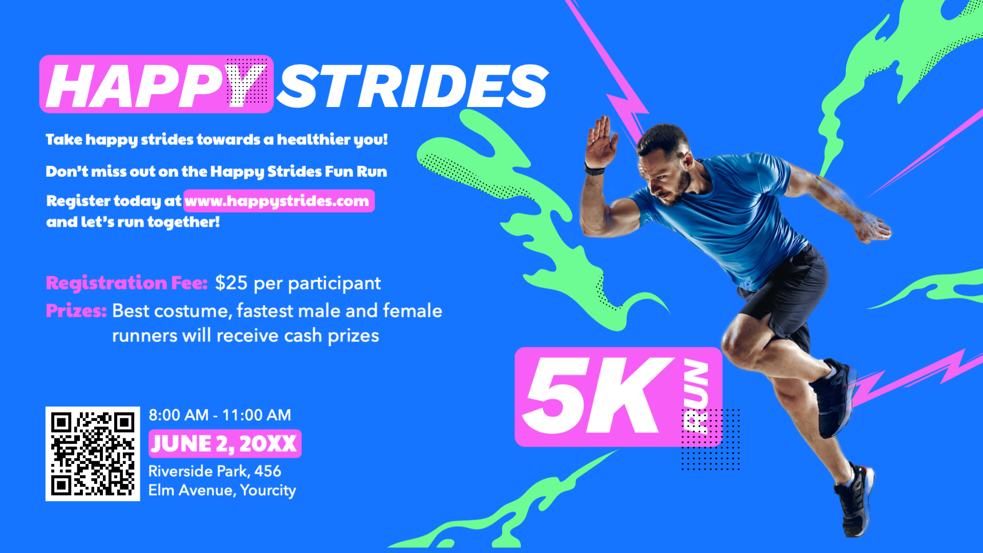 Happy Strides Fun Run Promo 2