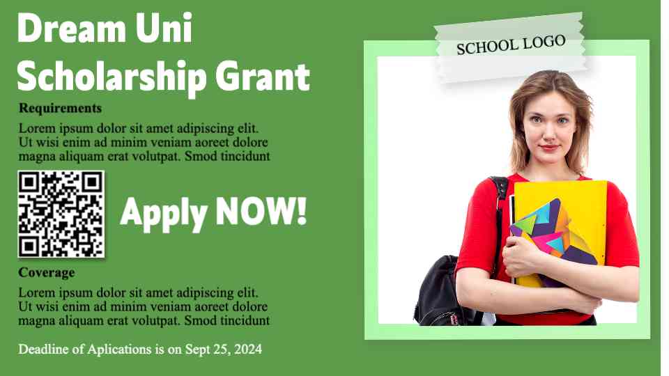 Elite University Scholarship Offer