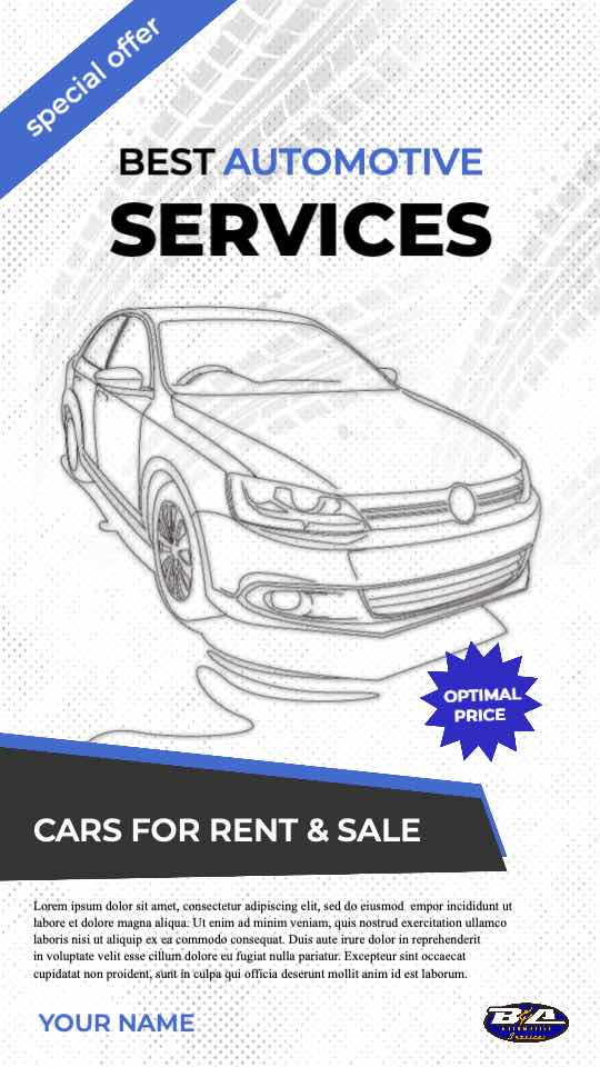 Exclusive Car Rental & Sales Promo