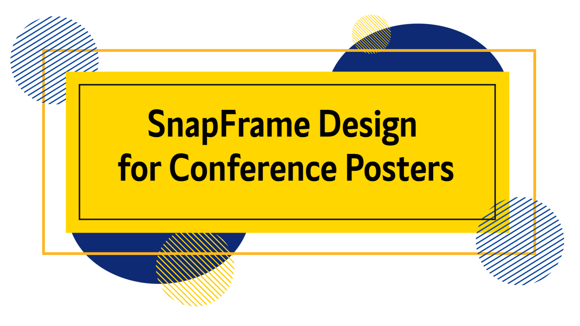 SnapFrame Conference Poster Display
