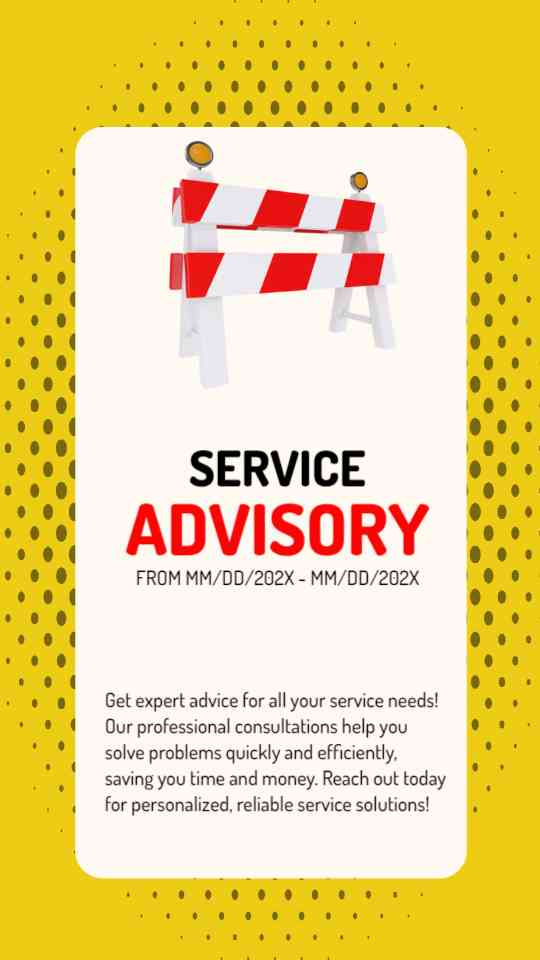 Service Maintenance Tracker Template