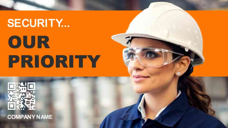 Workplace Safety & Security Guidelines Display