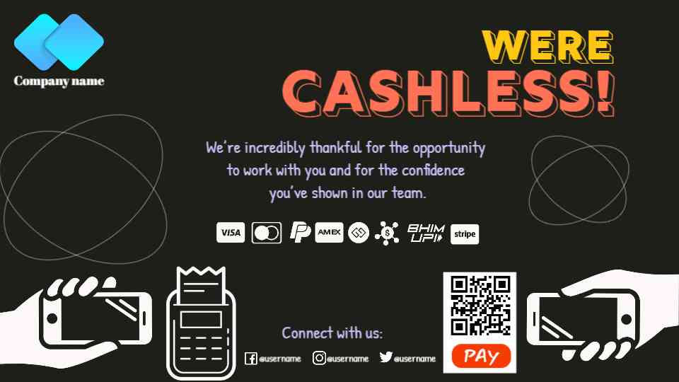 Cashless Payment Receipt Template