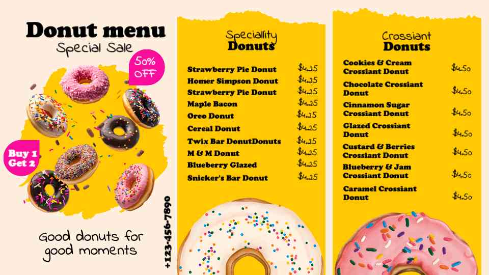 Sweet Donut Selections & Specialty Flavors