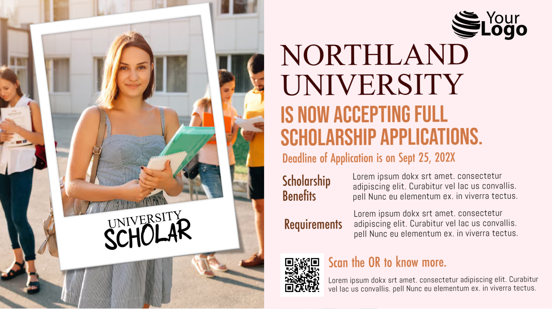 University Scholarship Program Announcement