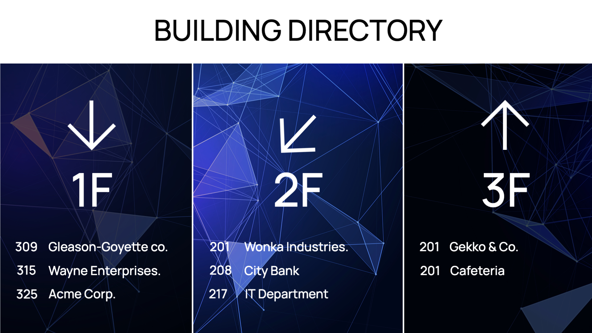 Corporate Business Hub Directory