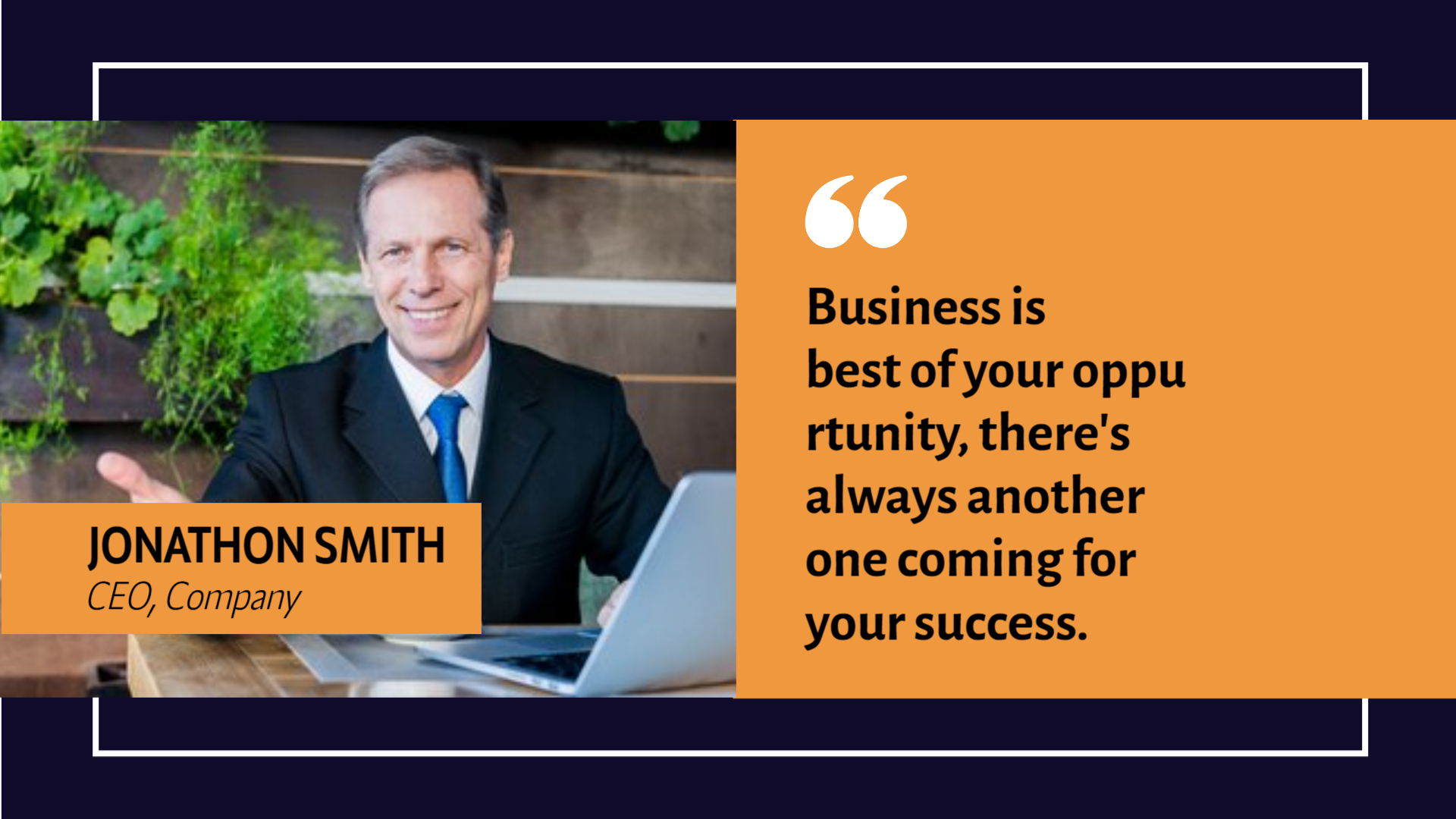 CEO Leadership Quote Template