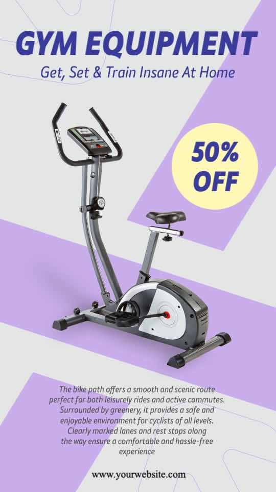 Gym Equipment Sale Promotion