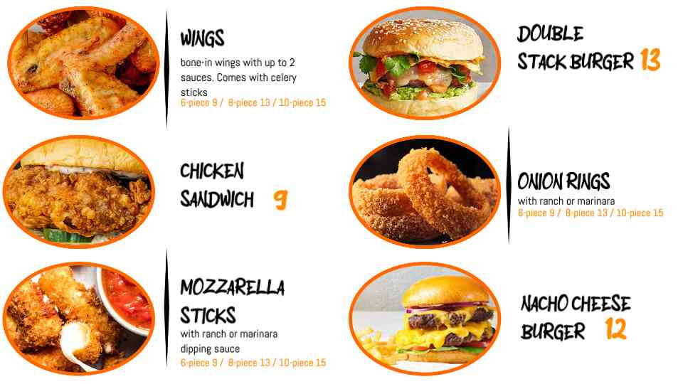 Dynamic Fast Casual Menu Template