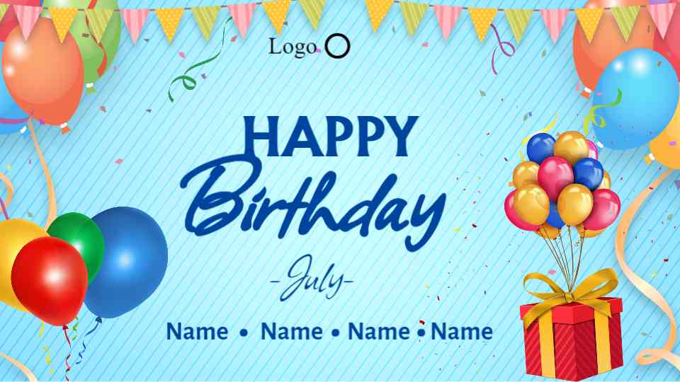 Bright Birthday Celebration Template