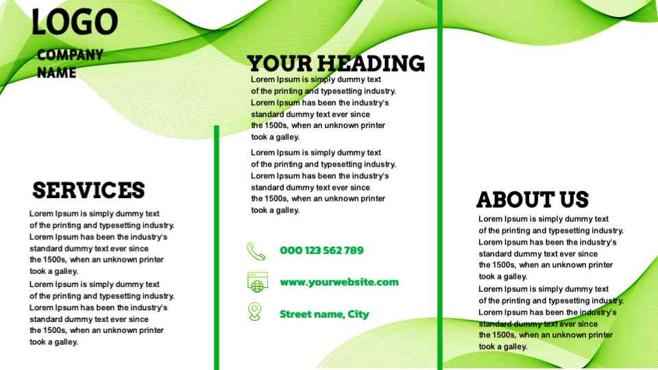 Corporate Identity and Services Display