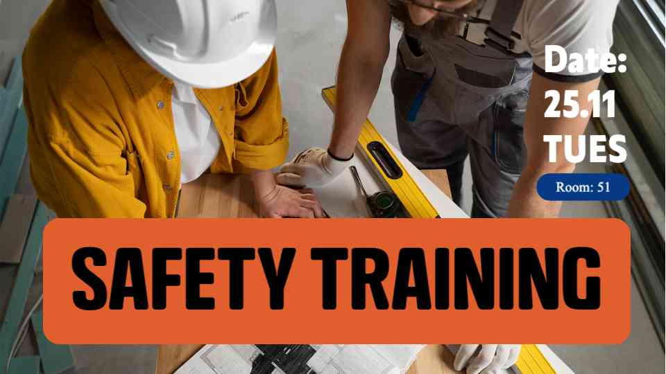 Construction Safety Training Flyer Templates