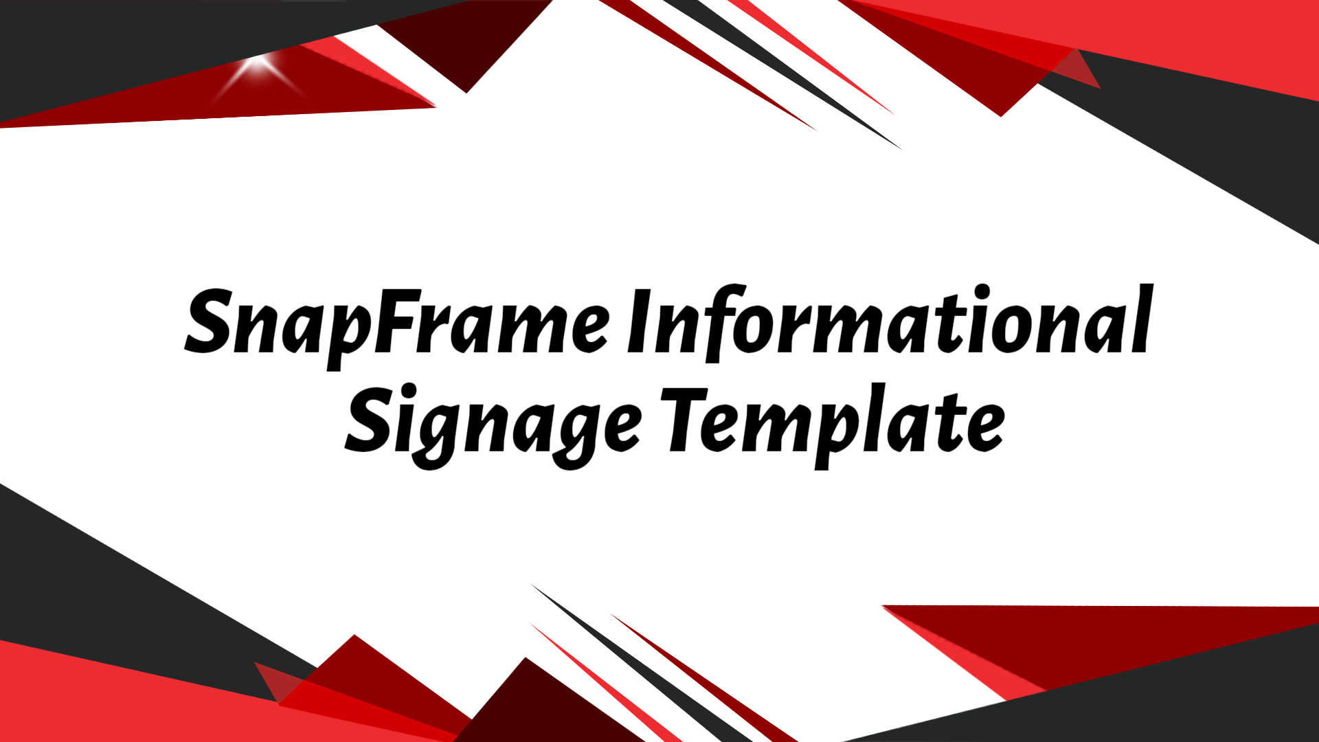 Dynamic SnapFrame Information Display