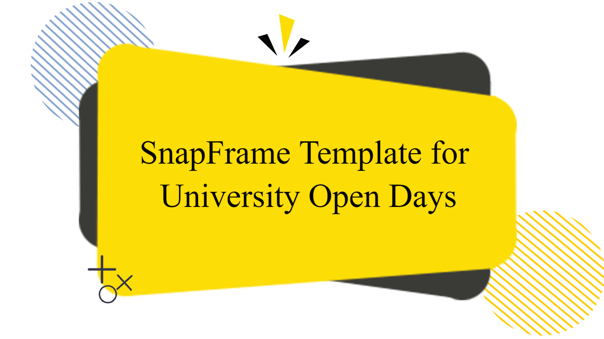 University Open Day SnapFrame Display