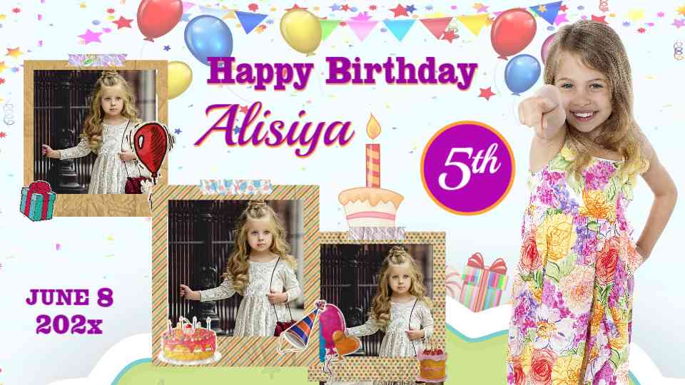 Fun Kids Birthday Celebration Template