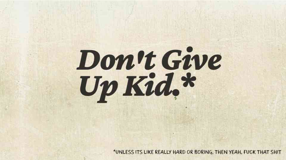 Unconventional Motivation Quote Template