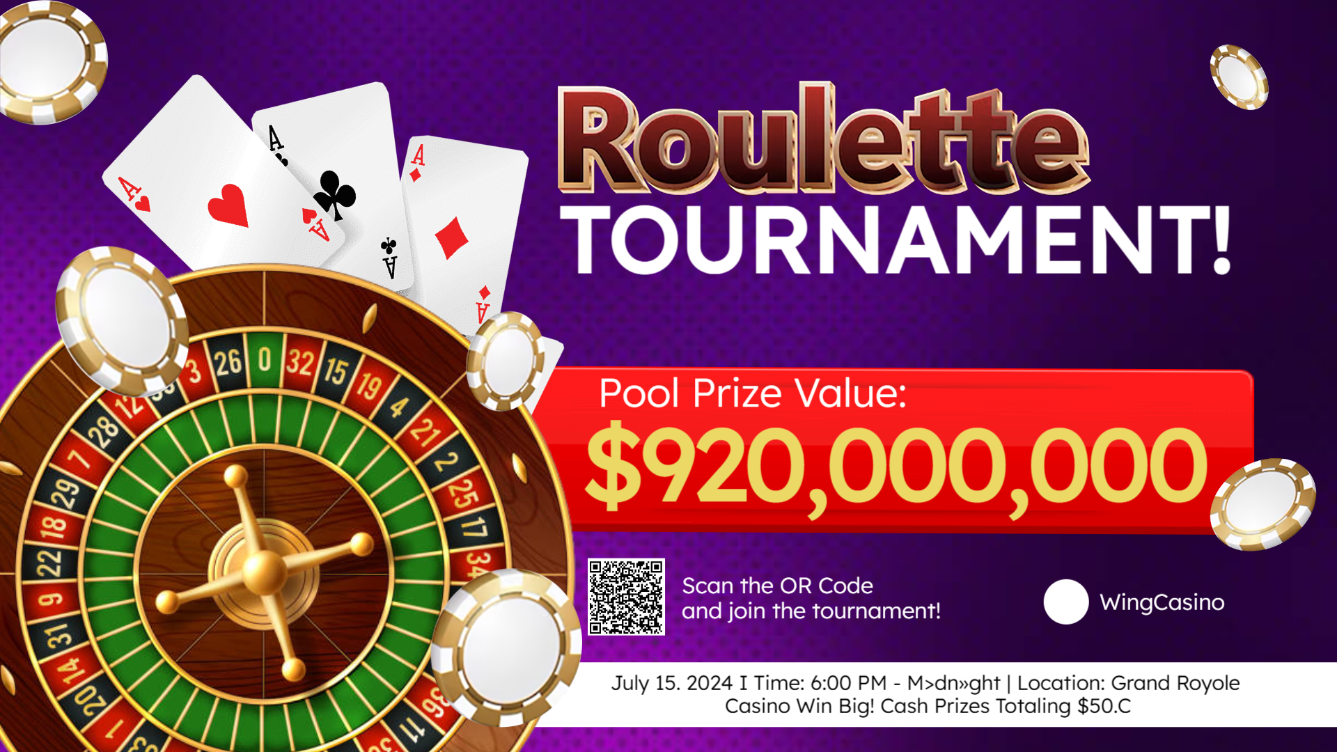 Luxury Casino Poster Template for Events and Promotions (Copy)