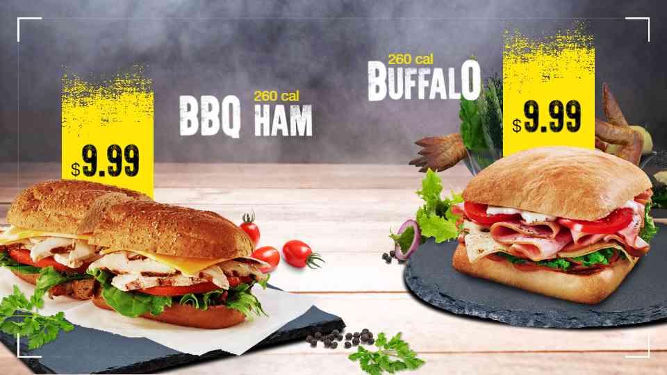 Rustic Deli Sandwich Selection
