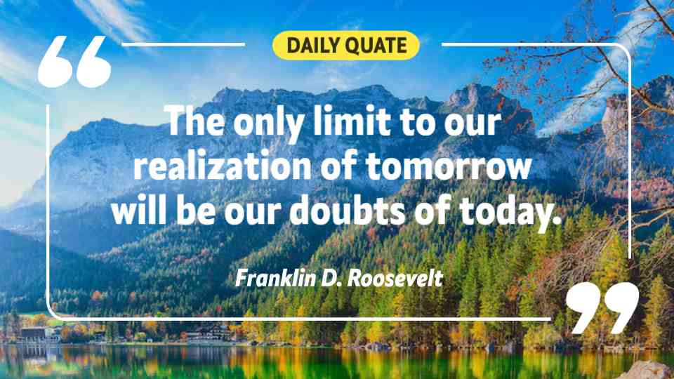 Limitless Possibilities Quote Template