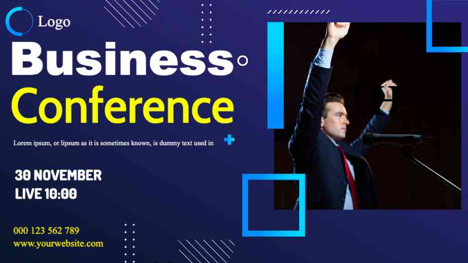 Global Business Conference Template