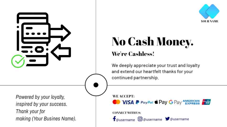 Cashless Transaction Receipt Template