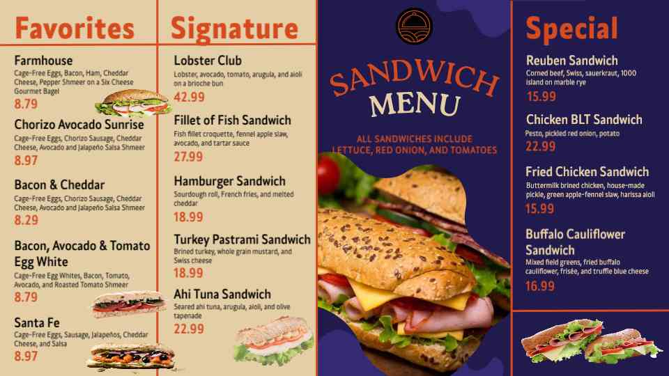 Handcrafted Sandwiches & Signature Picks