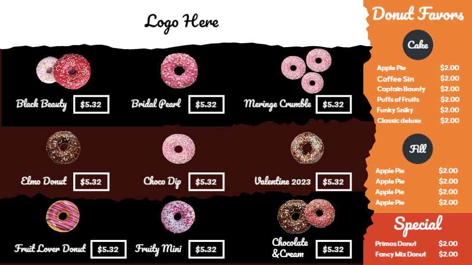 Sweet Donut Selection & Special Favors