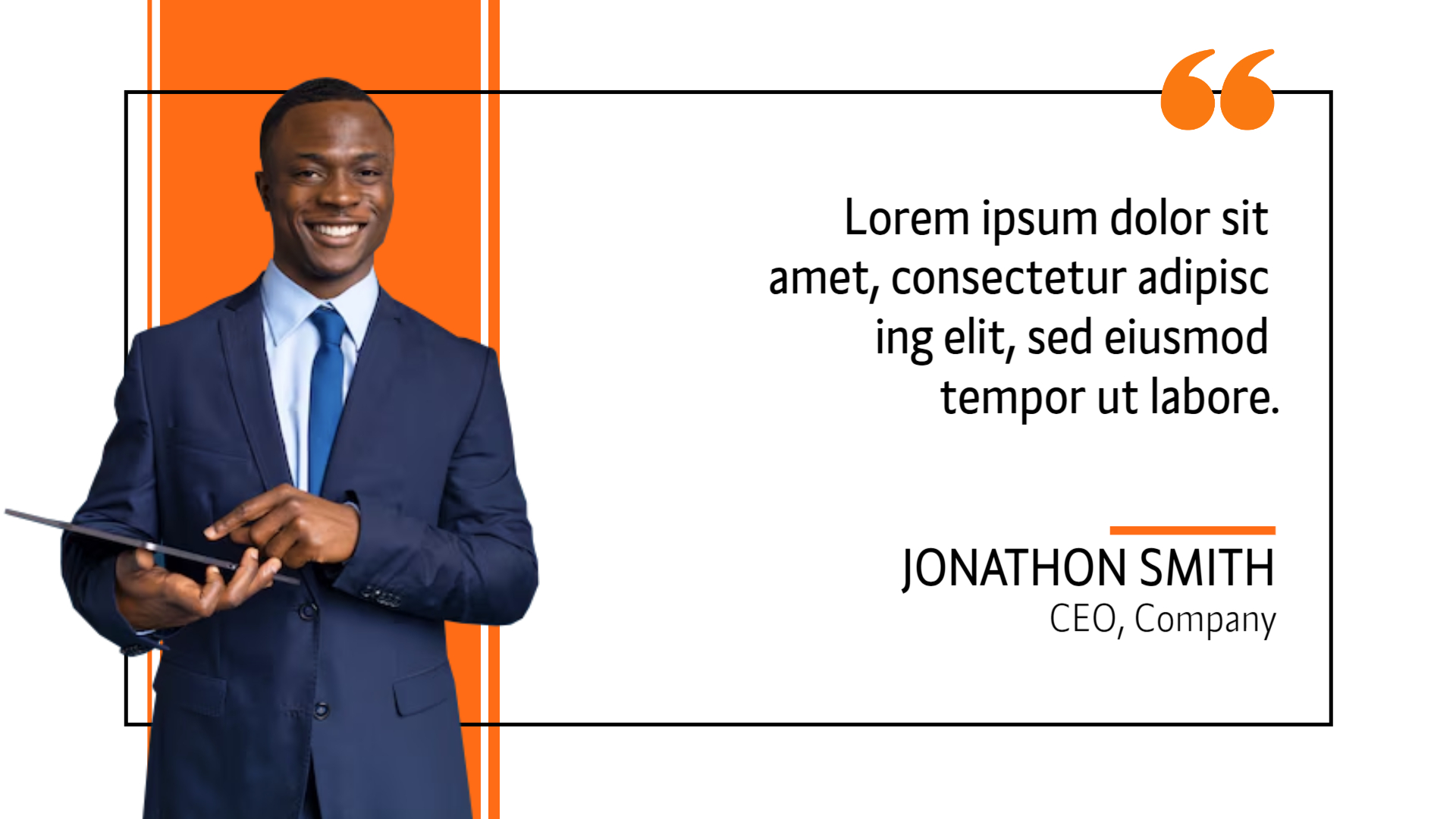 Executive Leadership Quote Template