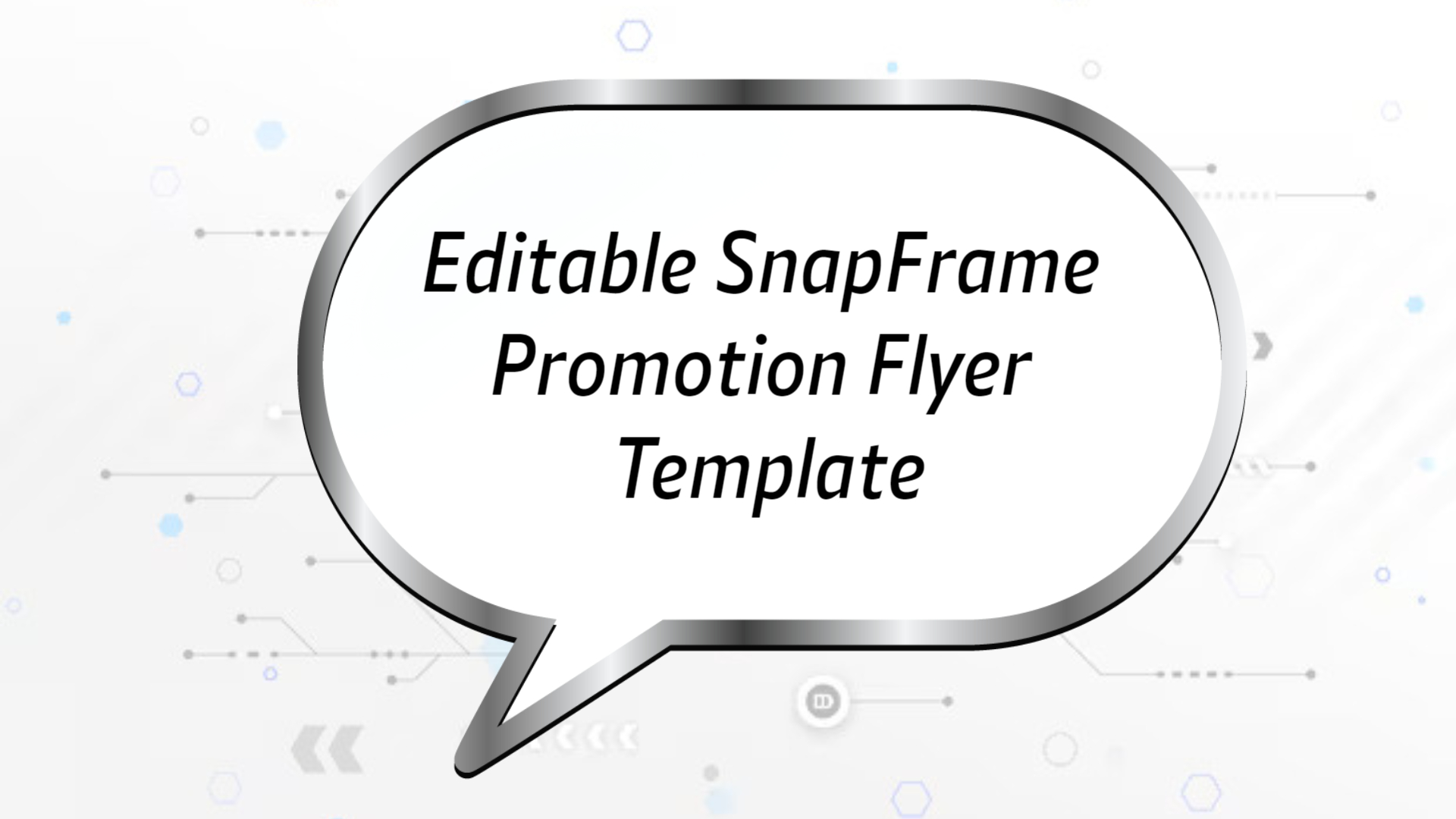 Customizable SnapFrame Promotion Display