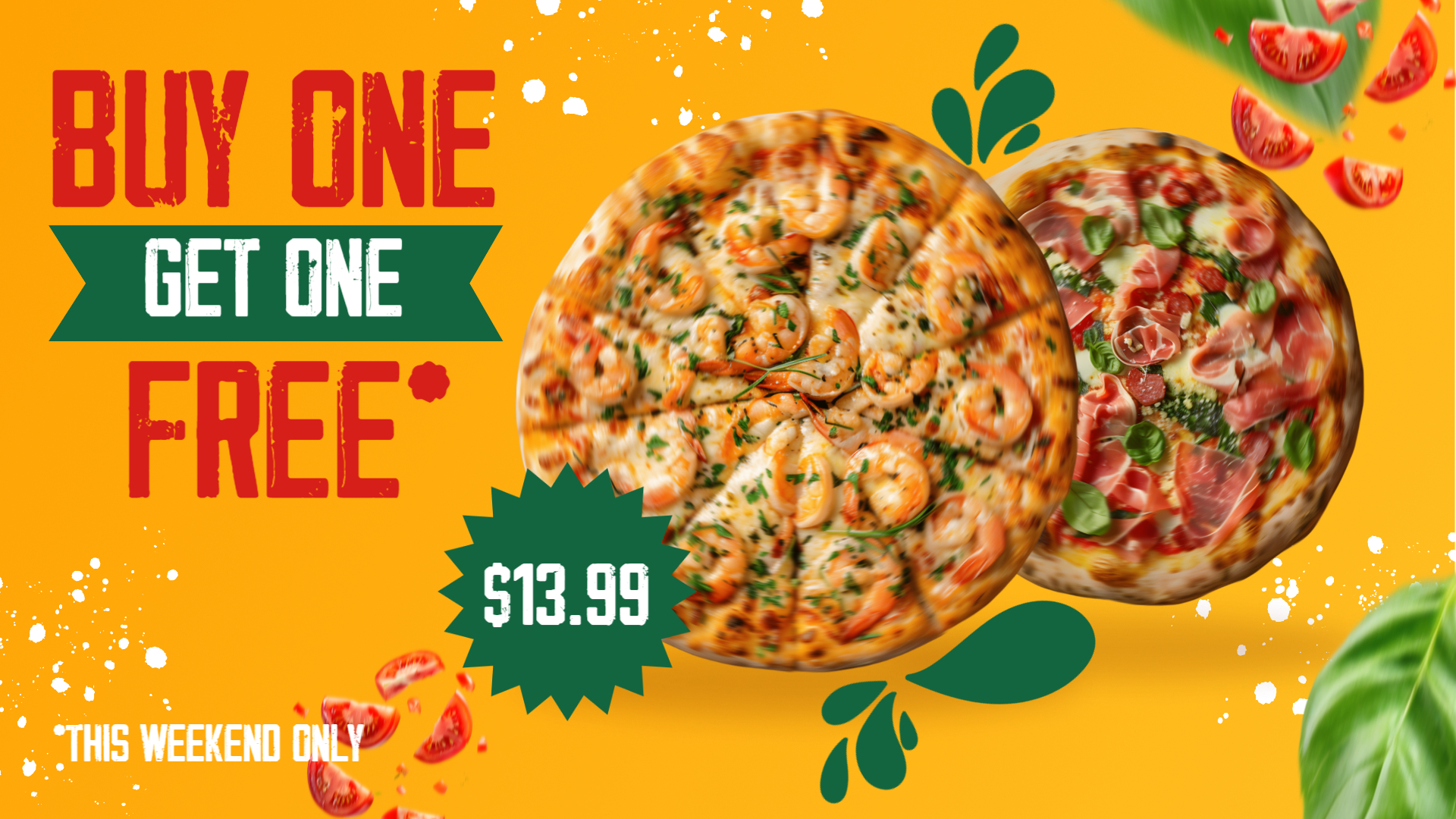 Delicious Pizza Sale Banners