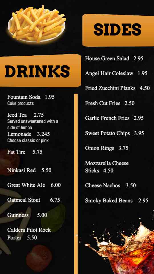 Classic Diner Menu Template