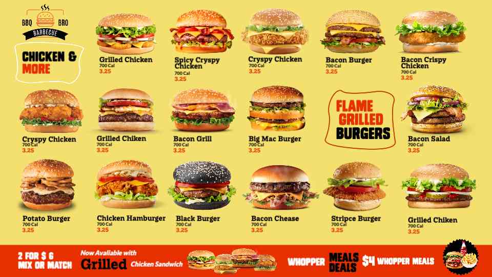 Signature Flame-Kissed Burger Creations